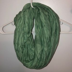 Seafoam green infinity scarf